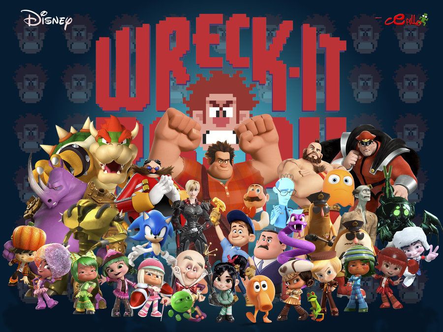 wreck it ralph characters list